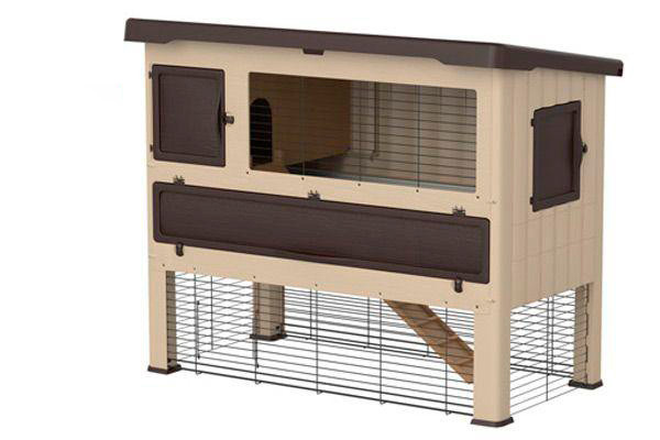 Grand Lodge 140 bruin konijnenhok.