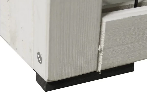 De hoeken van het hok