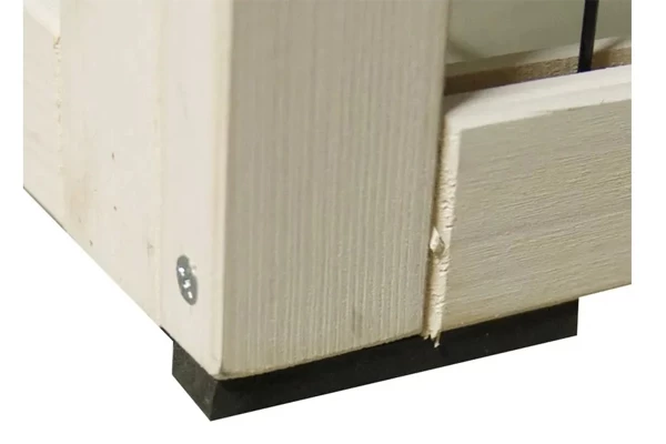 De hoeken van het hok