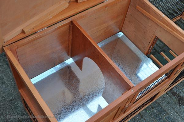 Gescheiden nachthok.