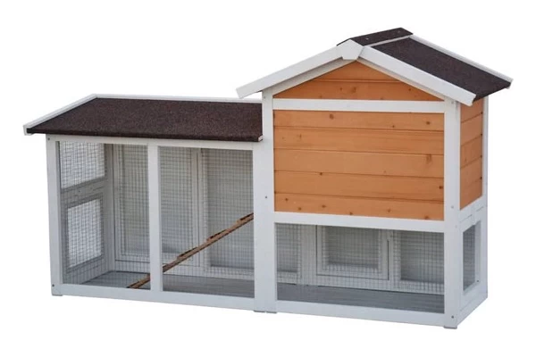 De achterzijde van het Queensland hok