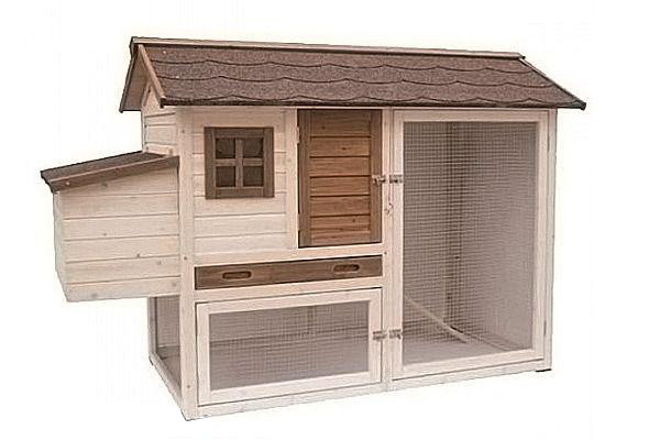 Paradise konijnenhok met open ren.