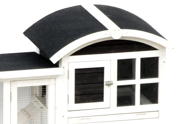 Mooi vormgegeven konijnenhok